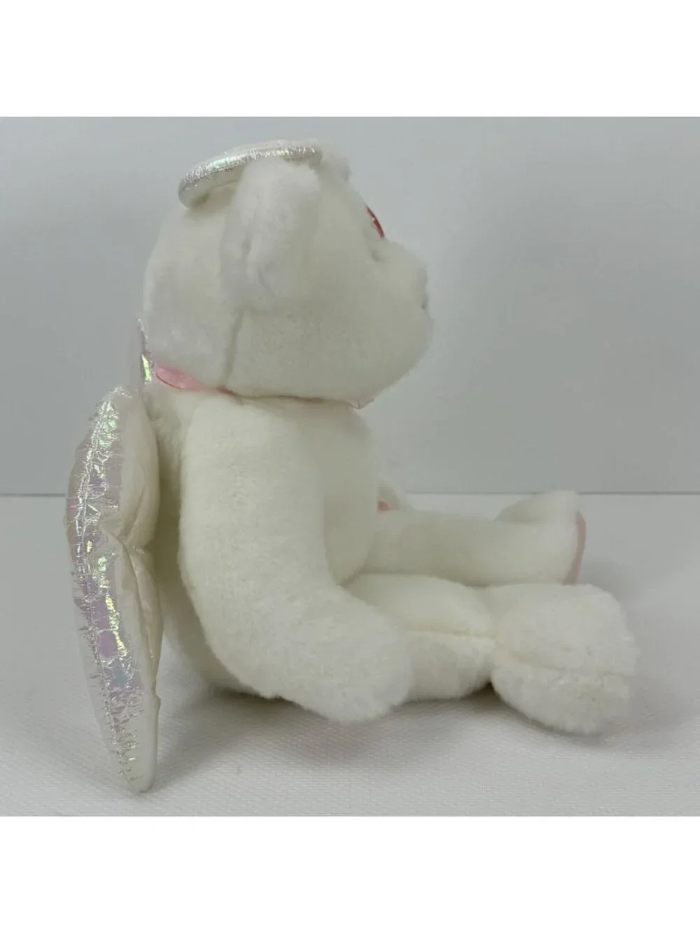 Vtg 1999 Ty Beanie Original Buddy Halo Angel Bear 14